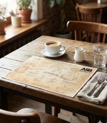 Özel Baskılı Logolu Amerikan Servis Kağıdı