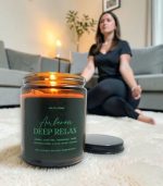 Amber Kokulu Kavanoz Mum 170 Gr - Görsel 5