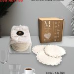 Kağıt Bardak Altlığı Yuvarlak Papatya Kesim Baskısız 80 mm 250 Adet