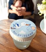 Kağıt Bardak Kapağı Doğum Günü Bebeği Parti Resimli 75 mm 100 Adet