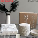 Kağıt Bardak Kapağı Yuvarlak Baskısız 75 mm 100 Adet