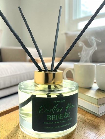 Yağmur esintisi yasemin vanilya çubuklu oda kokusu