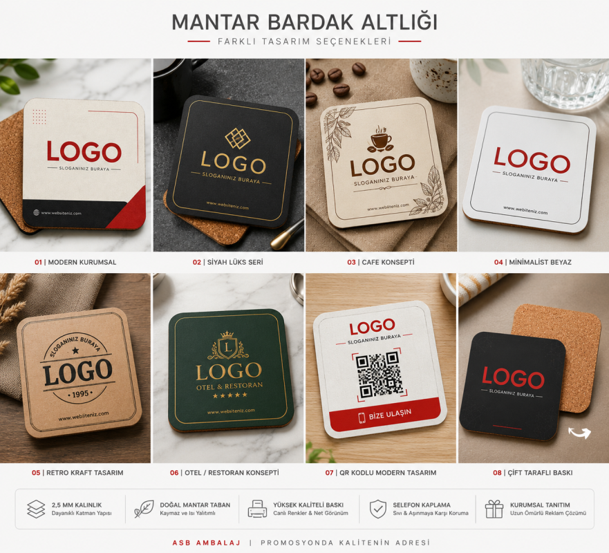mantar bardak altlığı asb ambalaj