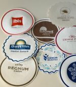 baskılı dole, bardak altlığı, kağıt bardak altlığı, çay bardak altlığı, asb ambalaj